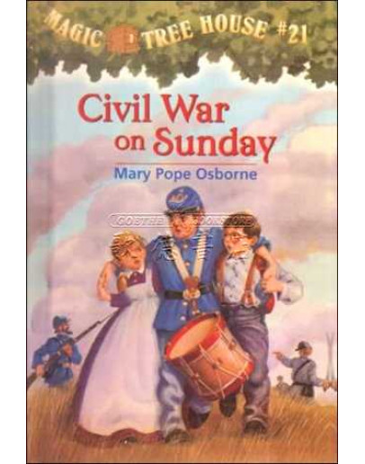 Magic Tree House (神奇樹屋) #21: Civil War On Sunday (戰地裡的天使) (英文版)