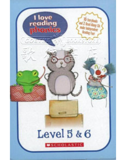 I Love Reading Phonics Level 5 & 6 (16 書+2CD)