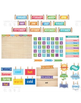 Upcycle Style Calendar Set Bulletin Board