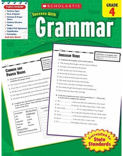 Scholastic Success With Grammar: Grade 4