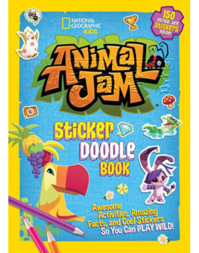 Animal Jam Sticker Doodle Book