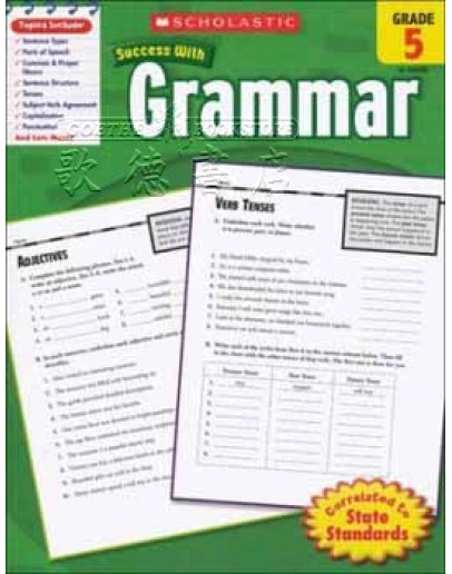 Scholastic Success With Grammar: Grade 5