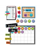 Bold & Bright Calendar Set Bulletin Board