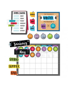 Bold & Bright Calendar Set Bulletin Board