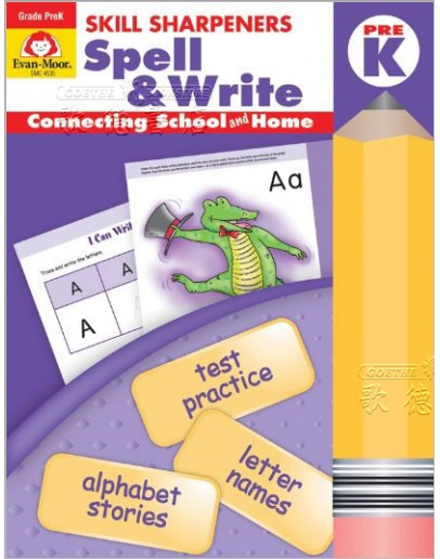 Skill Sharpeners: Spell & Write, Grade PreK