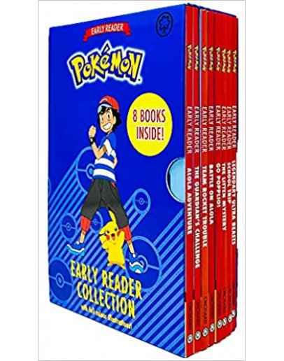 The Official Pokemon Early Reader 8 Books (Full Colour)