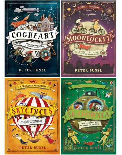 Cogheart Adventure 4 Books by Peter Bunzl