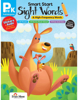 Smart Start: Sight Words, Grade PreK (附音檔下載連結)