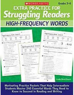 Extra Practice for Struggling Readers: High-Frequency Words